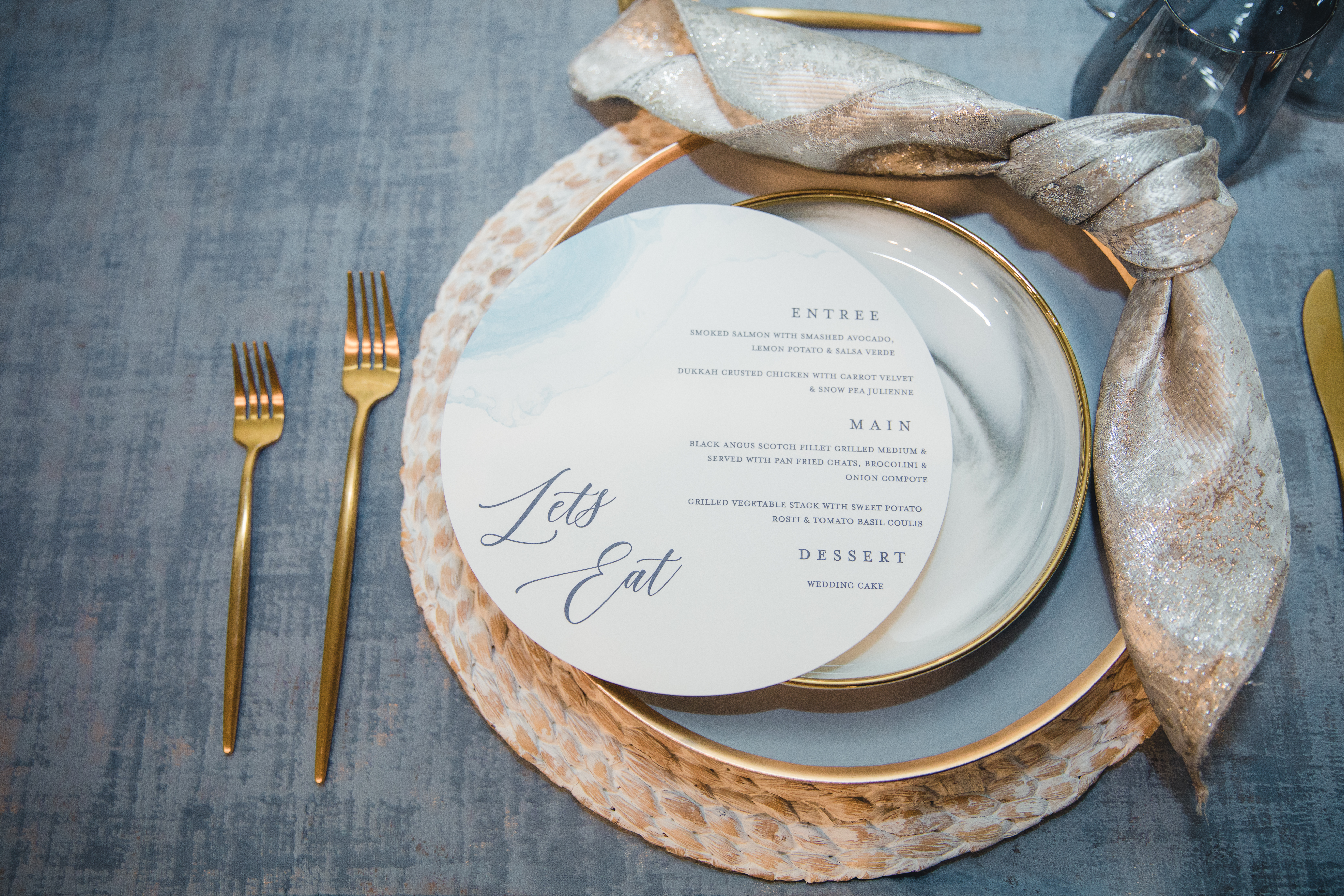 Day-of stationery detail