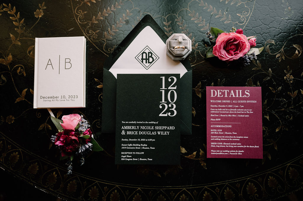 Wedding suite detail