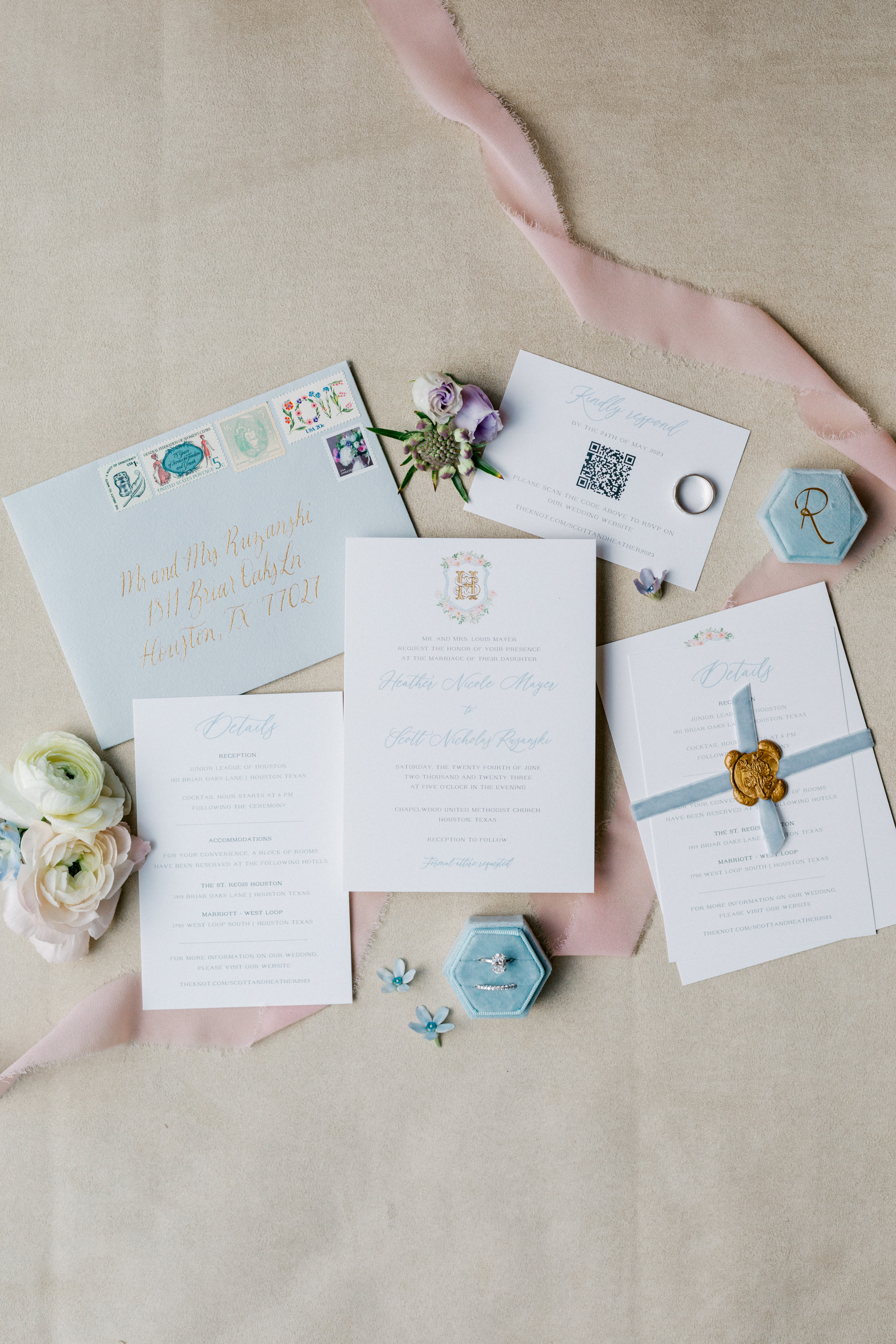 Wedding suite detail