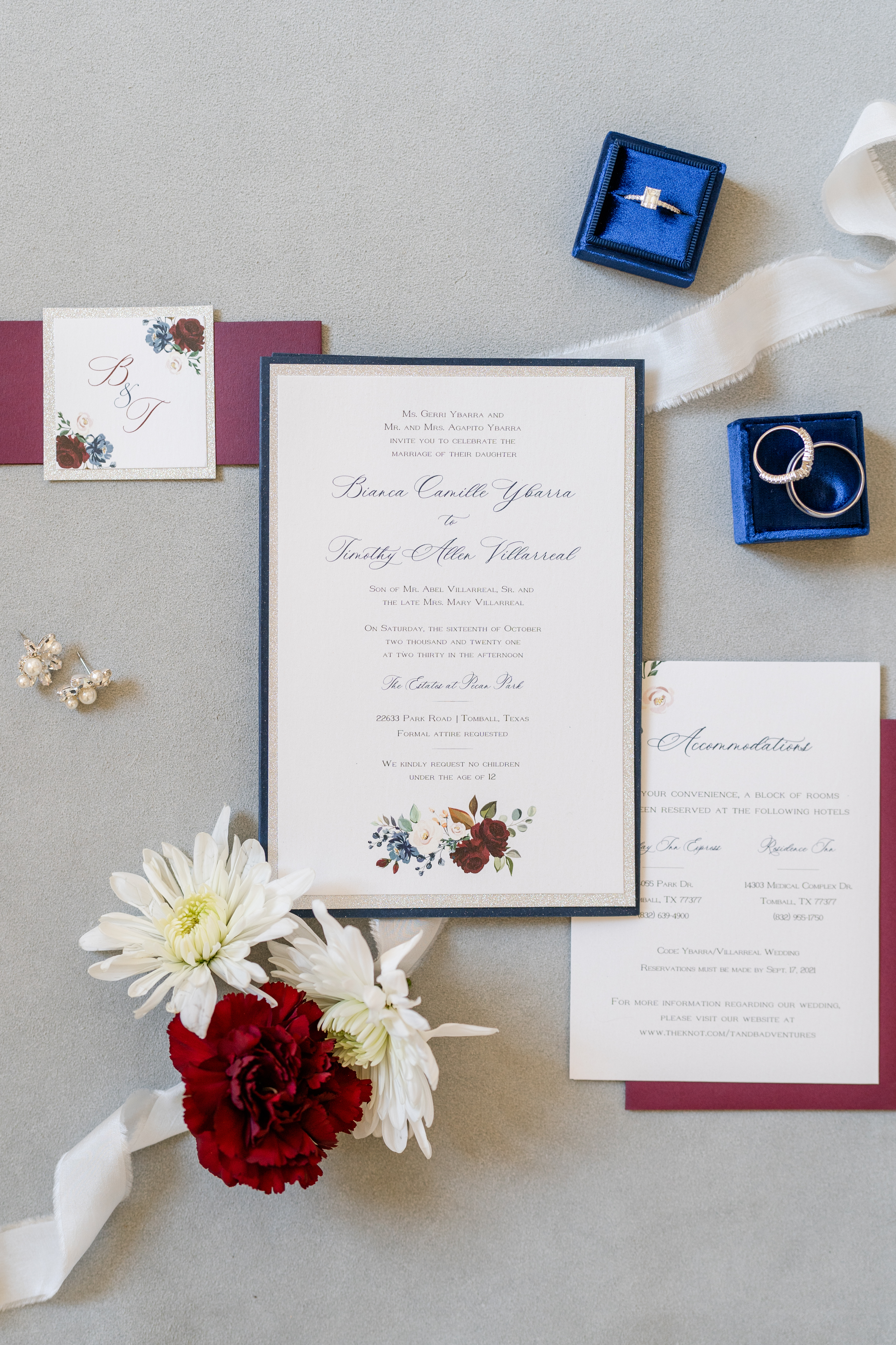 Wedding suite detail