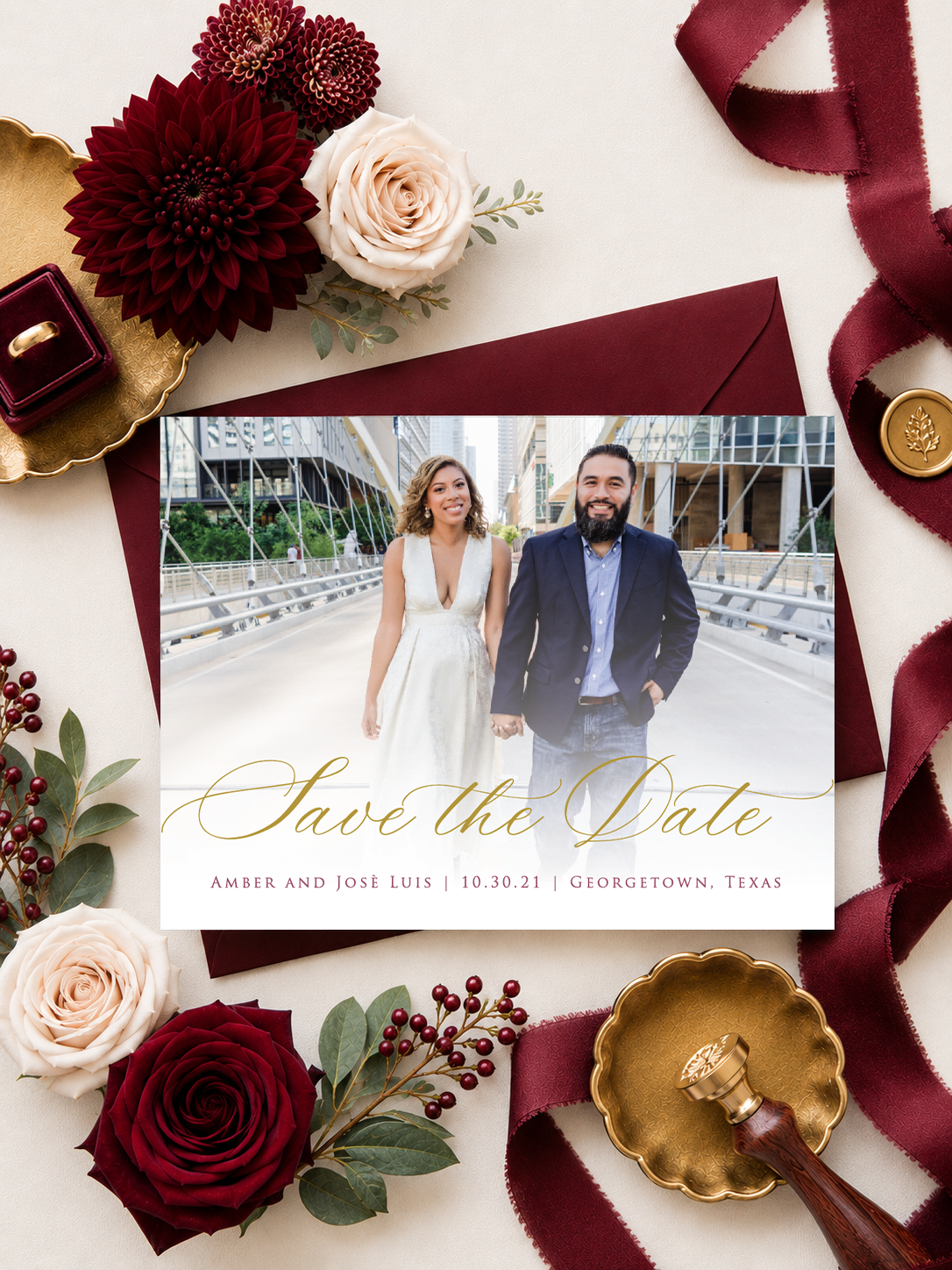 Save the date detail