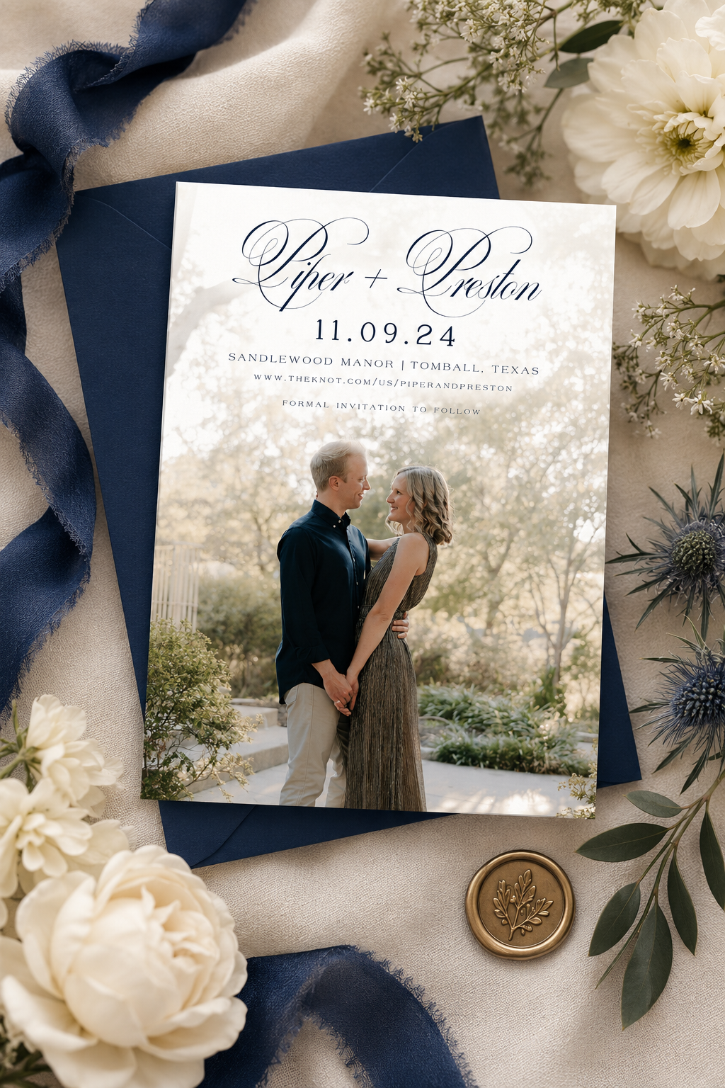 Save the date detail